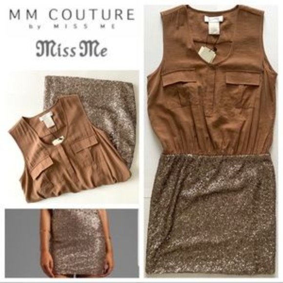 MM Couture by Miss Me Mini Dress - Picture 1 of 2
